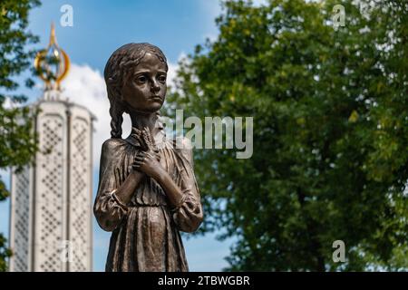 Una foto di uno dei memoriali del genocidio di Holodomor, a Kiev Foto Stock