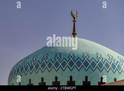 Una foto della moschea di re Abd Allah ad Amman Foto Stock