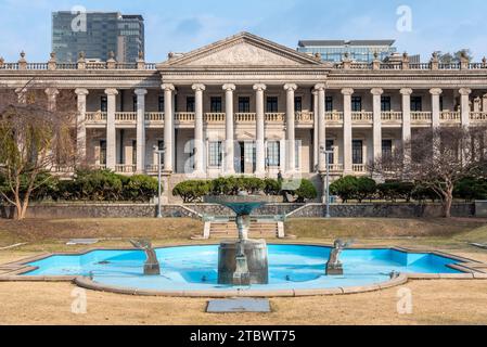 Deoksugung palazzo reale della dinastia Joseon a Seul, Corea del Sud, il 19 novembre 2023 Foto Stock