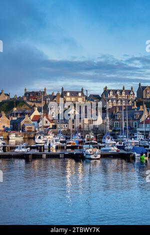 Findochty a novembre. Moray, Scozia. Foto Stock