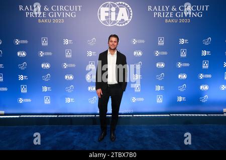 MIKKELSEN Andreas, Campionato FIA WRC2 per piloti, ritratto durante la cerimonia di premiazione FIA Rally & Circuit 2023 a Baky il 9 dicembre 2023 al Baku Convention Center di Baku, Azerbaigian - foto Grégory Lenormand/DPPI Credit: DPPI Media/Alamy Live News Foto Stock