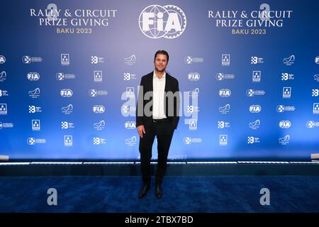 MIKKELSEN Andreas, Campionato FIA WRC2 per piloti, ritratto durante la cerimonia di premiazione FIA Rally & Circuit 2023 a Baky il 9 dicembre 2023 al Baku Convention Center di Baku, Azerbaigian - foto Grégory Lenormand/DPPI Credit: DPPI Media/Alamy Live News Foto Stock