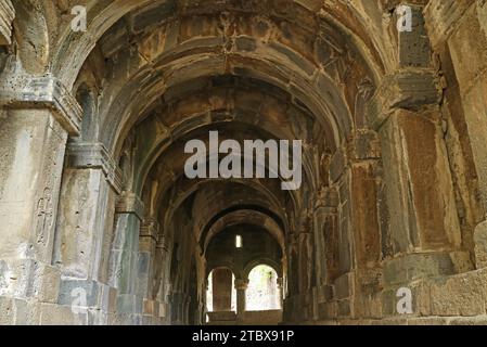 Complesso medievale del Monastero di Sanahin, fondato nel 10th ° secolo, Provincia di Lori, la regione settentrionale dell'Armenia Foto Stock