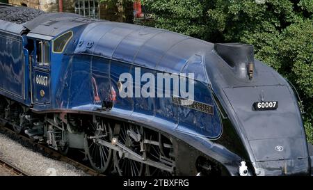 Sir Herbert Nigel Gresley CBE era un ingegnere ferroviario britannico. Fu uno dei più famosi ingegneri di locomotive a vapore della Gran Bretagna. Foto Stock