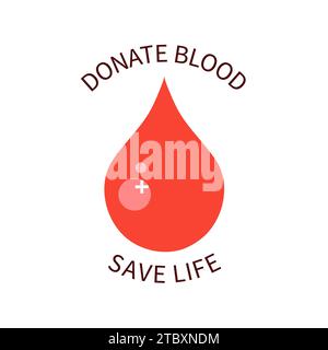 Donazione di sangue, illustrazione concettuale Foto Stock