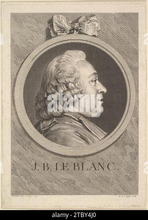 Ritratto di Jean-Baptiste le Blanc 1917 di Augustin de Saint-Aubin Foto Stock