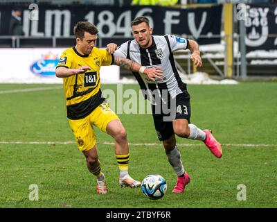 Aalen, Deutschland. 9 dicembre 2023. SSV Ulm 1846 contro Borussia Dortmund II, 3. Liga, Fussball, Herren, 09.12.2023 foto: EIBNER/Michael Schmidt Credit: dpa/Alamy Live News Foto Stock