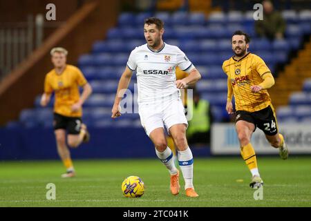 Birkenhead, Regno Unito. 9 dicembre 2023. Brad Walker dei Tranmere Rovers in azione. EFL Skybet Football League Two match, Tranmere Rovers contro Newport County a Prenton Park, Birkenhead, Wirral sabato 9 dicembre 2023. Questa immagine può essere utilizzata solo per scopi editoriali. Solo per uso editoriale, .pic di Chris Stading/ Credit: Andrew Orchard fotografia sportiva/Alamy Live News Foto Stock