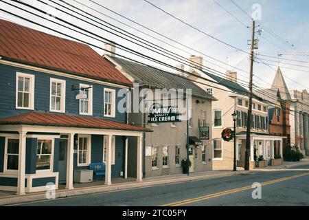 Main Street a Middletown, Maryland Foto Stock