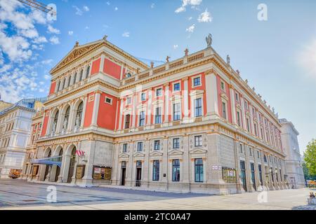 Palazzo Musik Verein edificio neoclassico a Vienna Austria Foto Stock