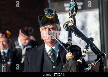 La Royal British Legion lanciò il Poppy Appeal a Truro, in Cornovaglia. Foto Stock