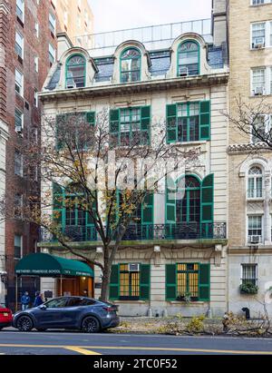 La Wetherby-Pembridge School occupa il punto di riferimento di New York, Ogden Codman House, al 7 East 96th Street, nell'Upper East Side di Manhattan. Foto Stock