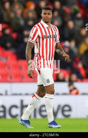 Stoke on Trent, Regno Unito. 9 dicembre 2023. Stoke City Forward Wesley (18) durante la partita Stoke City FC contro Sheffield Wednesday FC Sky BET EFL Championship al Bet365 Stadium, Stoke-on-Trent, Inghilterra, Regno Unito il 9 dicembre 2023 Credit: Every Second Media/Alamy Live News Foto Stock
