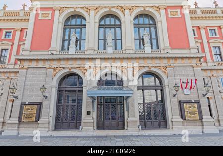 Palazzo Musik Verein edificio neoclassico a Vienna Austria Foto Stock