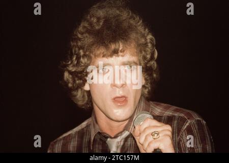 Eddie Money at Center Stage, East Providence, RI, USA, circa 1982. Foto Stock