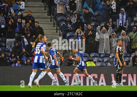 9 dicembre 2023: Estadio do Gragao, Porto, Portogallo ; Portogallo calcio League FC Porto contro Casa Pia: Evanilson di Porto, festeggia il gol Foto Stock