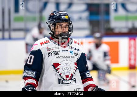 Stoccolma, Stoccolma, Svezia. 10 dicembre 2023. Linkoping Lova Blom durante la partita in SDHL tra Djurgarden IF e Linkoping HC su Hovet il 10 dicembre a Stoccolma (Credit Image: © Johan Dali/ZUMA Press Wire) SOLO USO EDITORIALE! Non per USO commerciale! Crediti: ZUMA Press, Inc./Alamy Live News Foto Stock