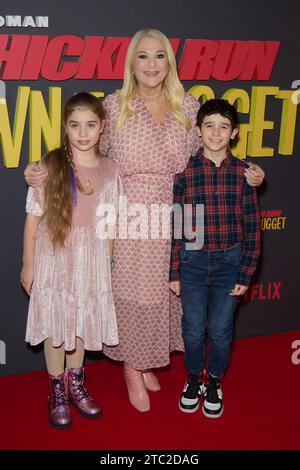 Londra, Regno Unito . 10 dicembre 2023 . Vanessa Feltz nella foto alla proiezione speciale di Chicken Run: Dawn of the Nugget tenutasi al Picturehouse Central. Credito: Alan D West/EMPICS/Alamy Live News Foto Stock