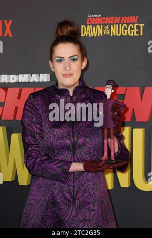 Maddy Lucy Dann and Mrs. Tweedy, Chicken Run: Dawn of the Nugget - Special Screening, Picturehouse Central, Londra, Regno Unito, 10 dicembre 2023, foto di Ric Foto Stock