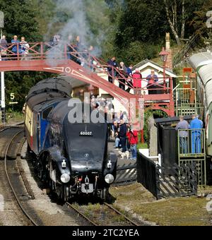 Sir Herbert Nigel Gresley CBE era un ingegnere ferroviario britannico. Era uno dei più famosi ingegneri di locomotive a vapore della Gran Bretagna, Foto Stock