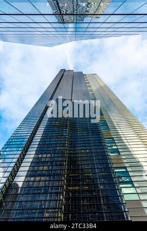 Esterno della Heron Tower (110 Bishopsgate), Londra, Inghilterra Foto Stock