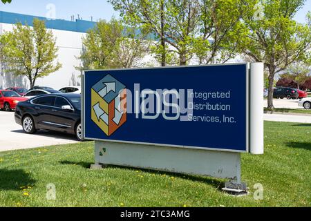 Struttura di adempimento degli ordini IDS a Salt Lake City, Utah, Stati Uniti Foto Stock