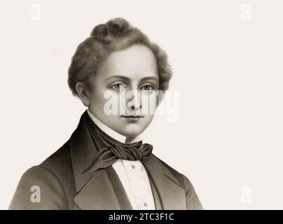 Gustav Albert Lortzing, 1801 – 1851, compositore tedesco Foto Stock