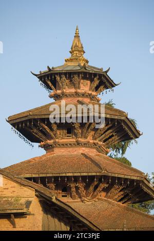 Nepal, Patan, Piazza Durbar, Tempio di Taleju, Foto Stock