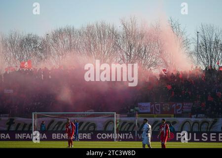 Monza, Italia. 10 dicembre 2023. Squadra dell'AC Monza, durante AC Monza vs Genoa CFC - serie A, allo Stadio U-Power. Crediti: Alessio Morgese/Alessio Morgese/Emage/Alamy live news Foto Stock