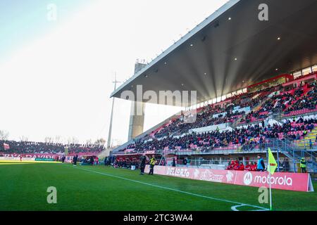 Monza, Italia. 10 dicembre 2023. Stadio U-Power, durante AC Monza vs Genoa CFC - serie A, allo stadio U-Power. Crediti: Alessio Morgese/Alessio Morgese/Emage/Alamy live news Foto Stock