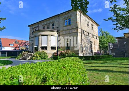 La casa di Richard Wagner, la Wahnfried House, a Bayreuth, in Baviera Foto Stock