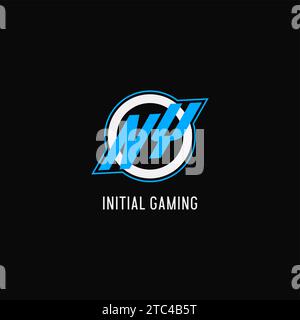 Logo NY iniziale, logo team team team team team creativo, grafica vettoriale stile monogramma Illustrazione Vettoriale