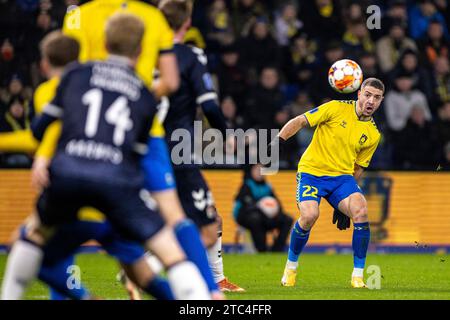 Brondby, Danimarca. 10 dicembre 2023. Josip Radosevic (22) di Broendby SE visto durante l'Oddset Cup match tra Broendby IF e Aarhus GF al Brondby Stadium. (Foto: Gonzales Photo/Alamy Live News Foto Stock