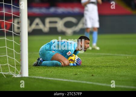 Barcellona, ESP. 10 dicembre 2023. FC BARCELONA vs GIRONA FC 10 dicembre 2023 Gazzaniga (13) portiere del Girona FC durante la partita tra FC Barcelona e Girona FC corrispondente al sedicesimo giorno di la Liga EA Sports allo Stadio Olimpico Lluis Companys di Montjuic a Barcellona, Spagna. Crediti: Rosdemora/Alamy Live News Foto Stock