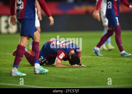 Barcellona, ESP. 10 dicembre 2023. FC BARCELONA vs GIRONA FC 10 dicembre 2023 Ilkay Gündogan (22) del FC Barcelona durante la partita tra FC Barcelona e Girona FC corrispondente al sedicesimo giorno di la Liga EA Sports allo Stadio Olimpico Lluis Companys di Montjuic a Barcellona, Spagna. Crediti: Rosdemora/Alamy Live News Foto Stock