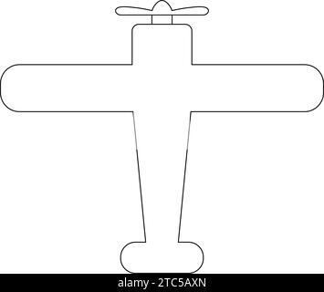 icona aereo disegno illustrativo vettoriale Illustrazione Vettoriale