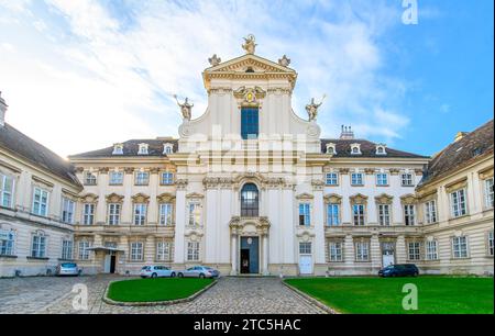 Vienna, Austria. Chiesa Salesiana o Salesianerinnenkirche. Chiesa della Visitazione della Vergine Maria o Katholische Kirche Maria Heimsuchung Foto Stock