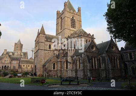 Dublino - scorcio della Cattedrale di Cristo ricostruita nel XIV secolo Foto Stock