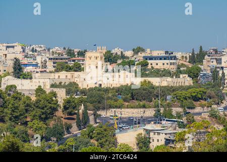 Gerusalemme, Israele. 23 settembre 2023. Vista del Museo archeologico Rockefeller a Gerusalemme Est Foto Stock