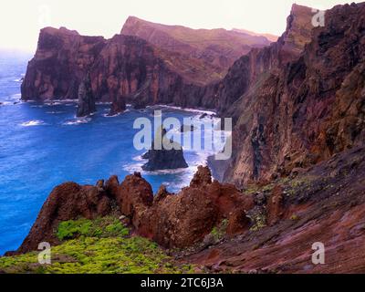 Costa Ponta de Sao Lourenco, Portogallo, isola di Madeira, Foto Stock