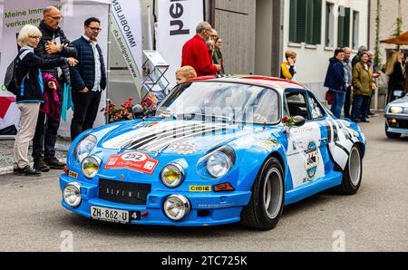 Herbstmesse Rafz Alpine A110 Rafz, Schweiz, 25.09.2022 *** Autumn Fair Rafz Alpine A110 Rafz, Svizzera. , . Credito: Imago/Alamy Live News Foto Stock