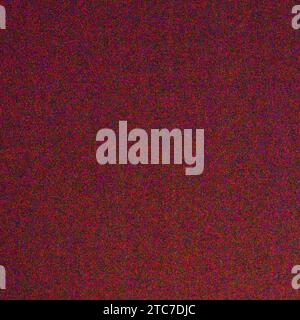 Rumore colorato rosso e nero distribuito in modo casuale Foto Stock