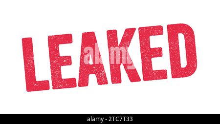 Immagine vettoriale della parola inchiostro rosso fuoriuscito Illustrazione Vettoriale