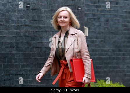 Londra, Regno Unito. 11 marzo 2020. Liz Truss arriva per una riunione di gabinetto al numero 10 di Downing Street a Londra. (Foto di Fred Duval/SOPA Images/Sipa USA) credito: SIPA USA/Alamy Live News Foto Stock