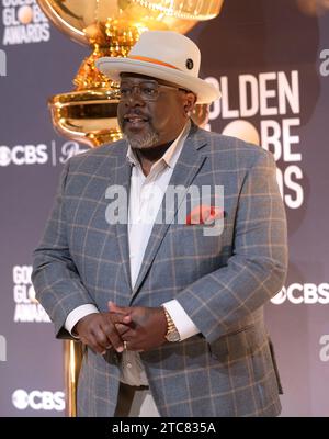Beverly Hills, California, USA. 11 dicembre 2023. Cedric the Entertainer partecipa all'annuncio annuale delle 81 nomination ai Golden Globe Award al Beverly Hilton di Beverly Hills, California, lunedì 11 dicembre 2023. Foto di Greg Grudt/UPI Credit: UPI/Alamy Live News Credit: UPI/Alamy Live News Foto Stock