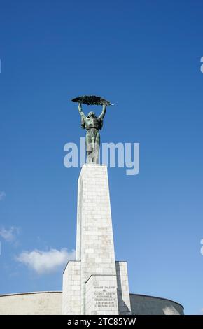 Parte della libertà o Statua della Libertà in Budapest Foto Stock
