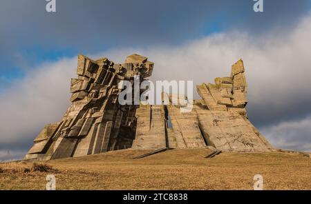 Una foto del Ninth Fort Memorial Lituania Foto Stock