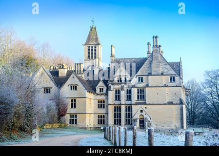 The Gothic Revival Woodchester Mansion vicino a Nympsfield, Gloucestershire, Regno Unito. Foto Stock