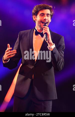 Saenger Alvaro Soler - ARD Liveshow SchlagerChampions - Das große Fest der Besten aus dem Velodrom a Berlino - Fotografiert AM 07.01.2017 *** cantante Alvaro Soler ARD Liveshow Schlagerchampions Das große Fest der Besten dal Velodrom di Berlino fotografato il 07 01 2017 Pressebuero Schroedter credito: Imago/Alamy Live News Foto Stock