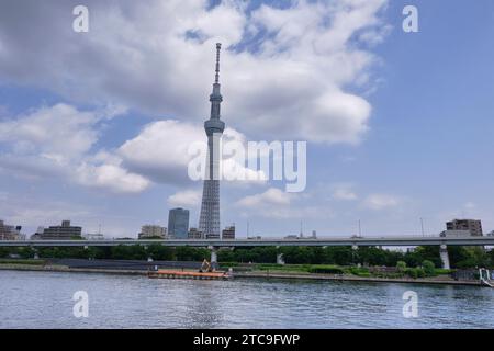 Tokyo Giappone; 13 maggio 2019: Vista panoramica del Tokyo Sky Tree. Foto Stock